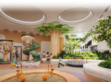 Khu vui chơi cho trẻ em ngay trong khuôn viên dự án