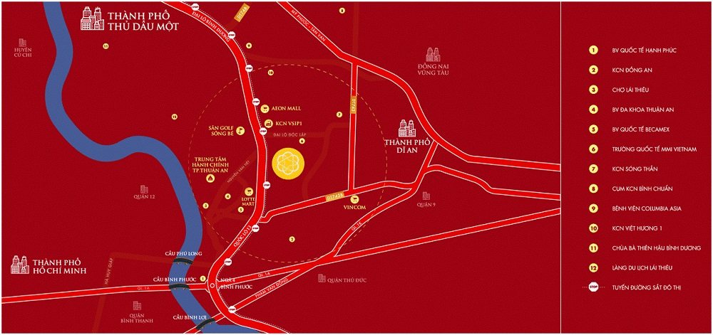 Dự án La Pura Gloria sở hữu vị trí đẹp dễ kết nối